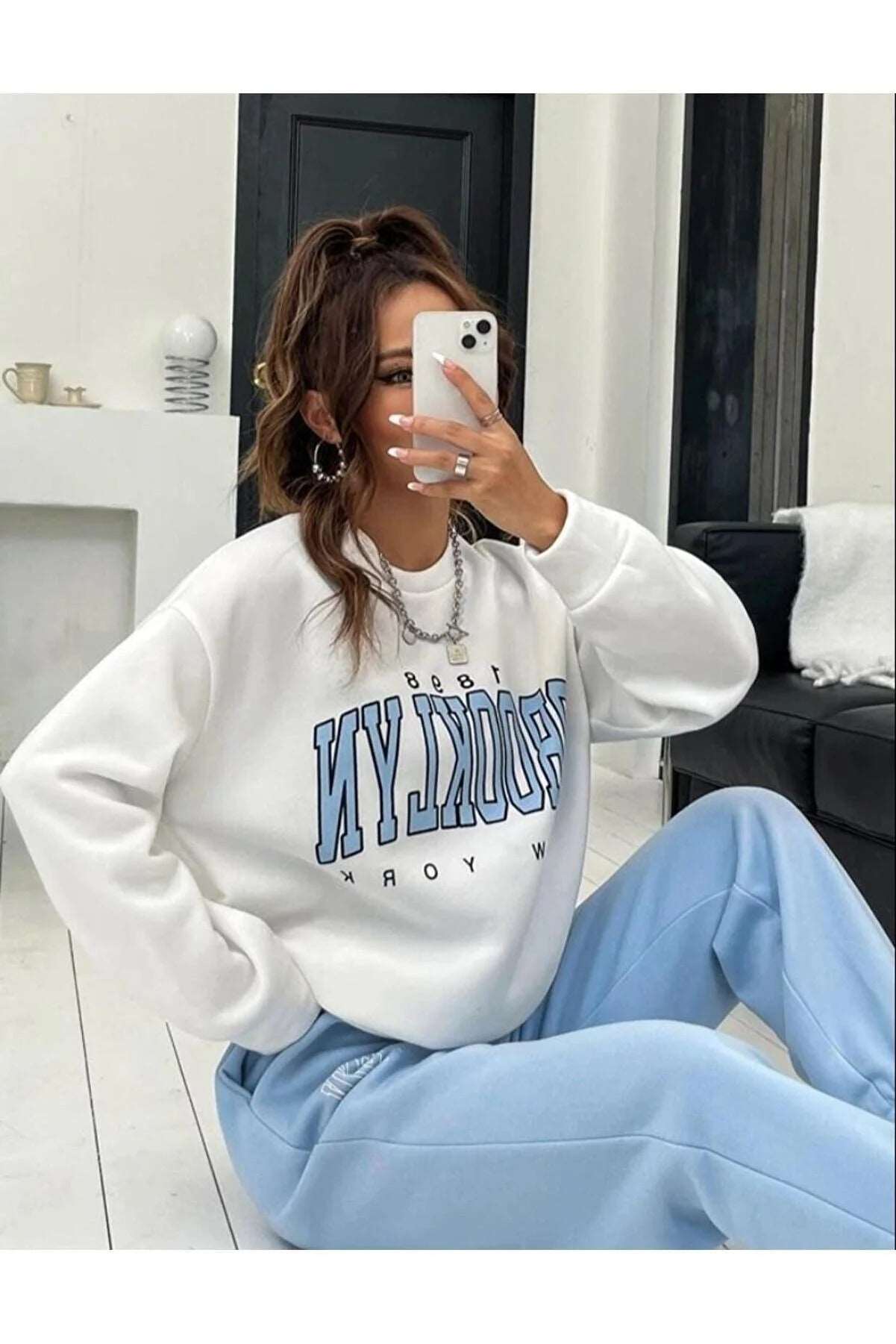 Trainingsanzug Sets Sweatshirt und Jogginghose