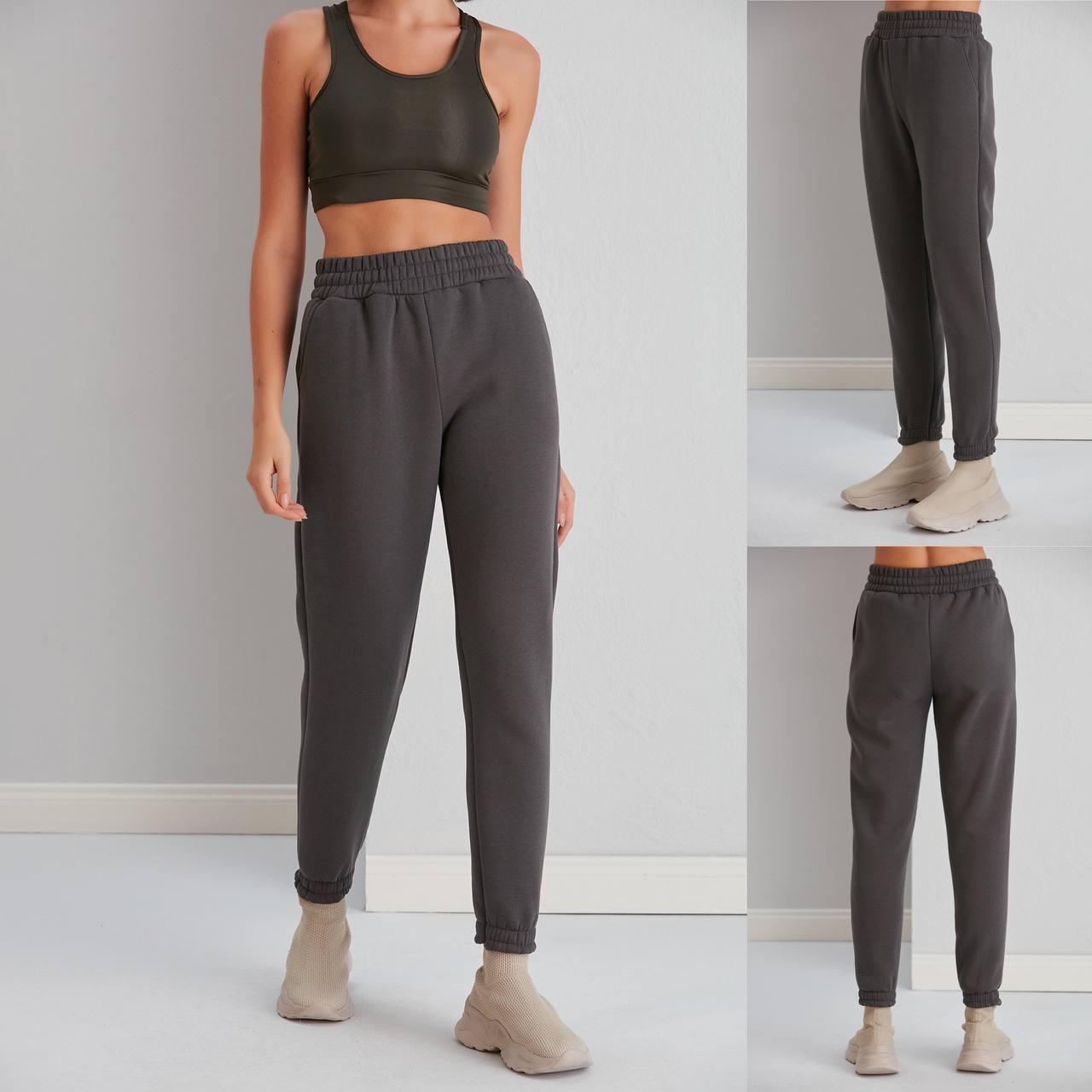 Damen Jogginghose Baumwolle Lang Sporthose Freizeithosen Trainingshose Sweathose mit Taschen - kleopatramarkt