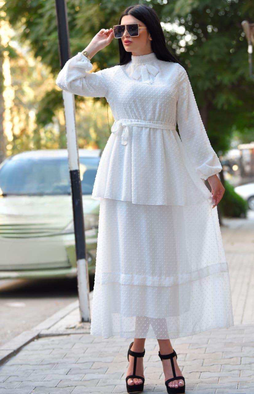 Damen maxikleid lange ärmel für sommer - kleopatramarkt
