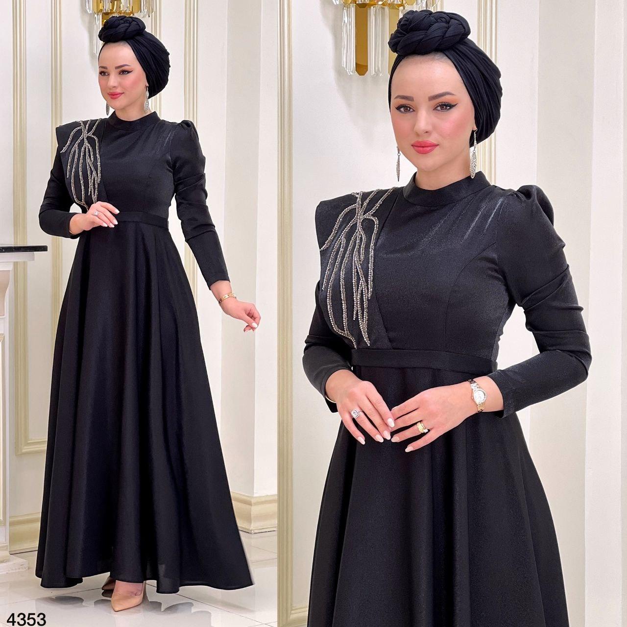 Elegante abendkleid maxi mit langen ärmeln für frauen - kleopatramarkt