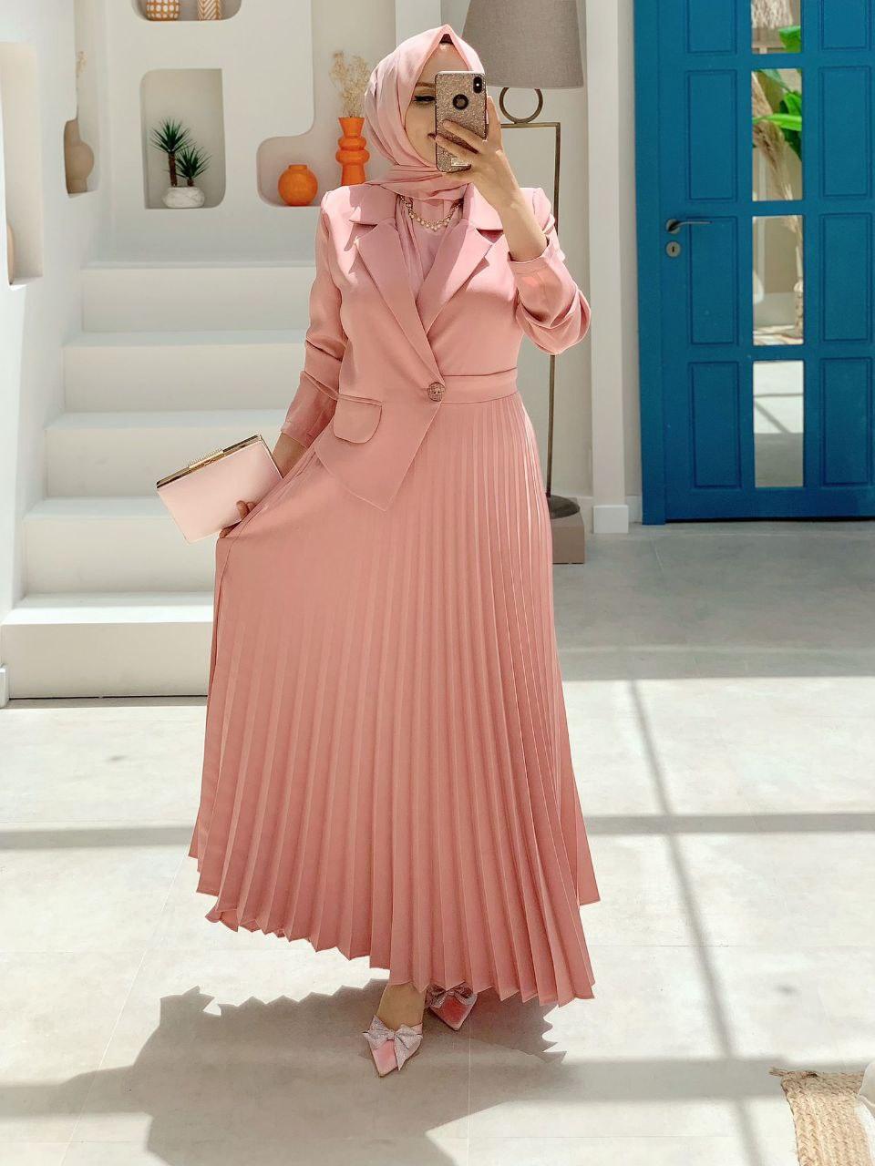 Elegantes hijab kleid sommer für frauen | maxikleid - kleopatramarkt