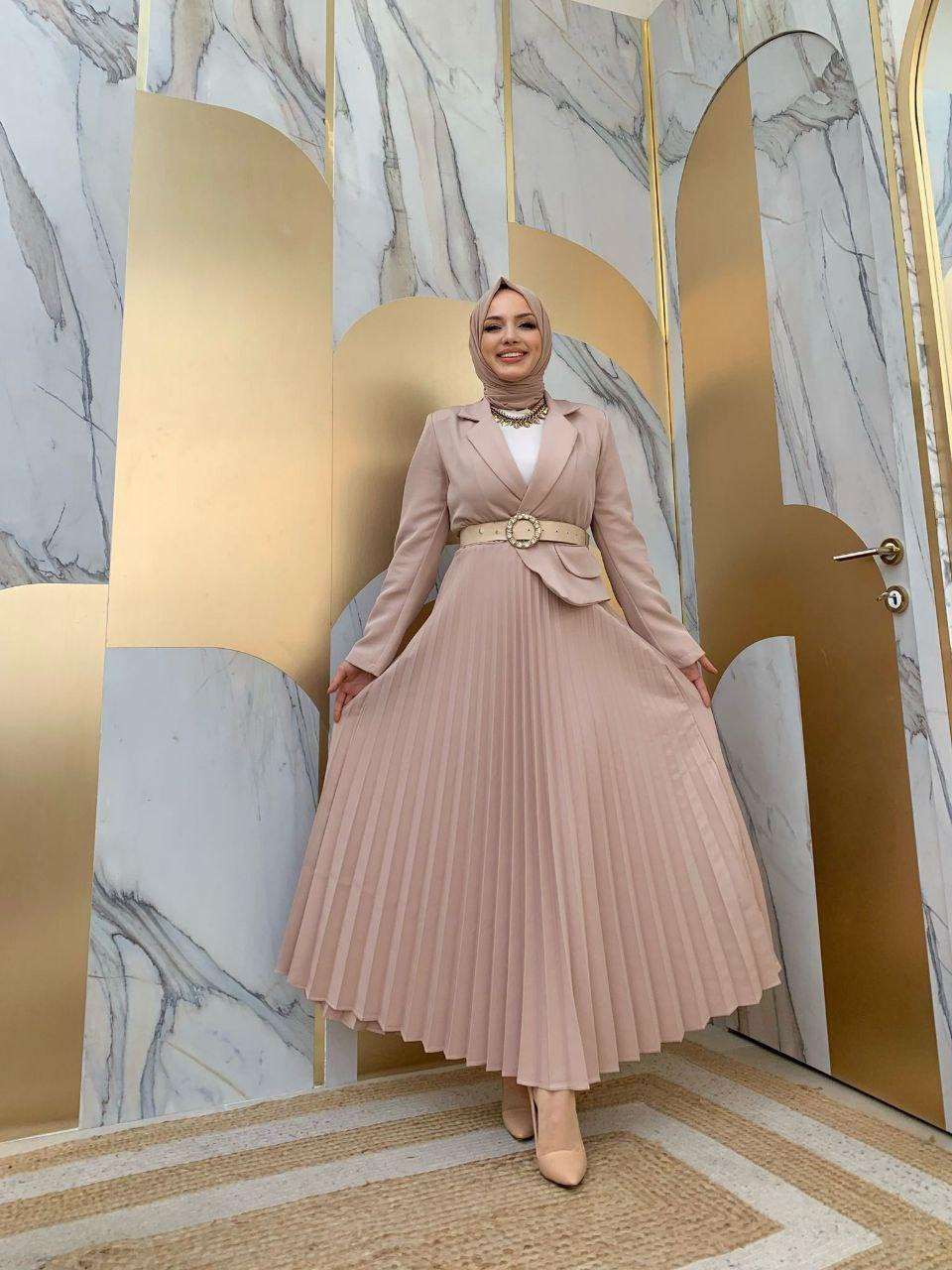 Elegantes hijab kleid sommer für frauen | maxikleid - kleopatramarkt