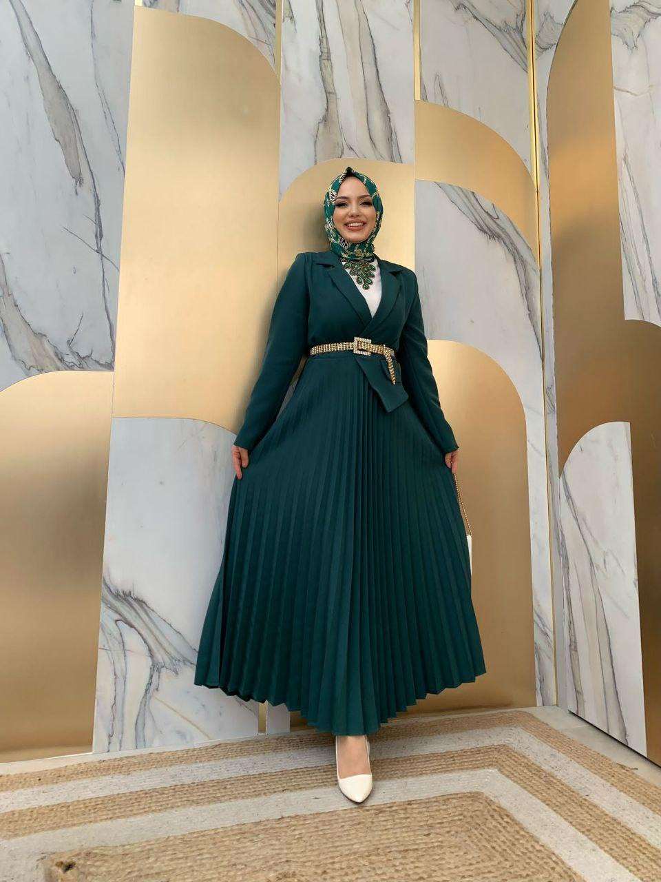 Elegantes hijab kleid sommer für frauen | maxikleid - kleopatramarkt