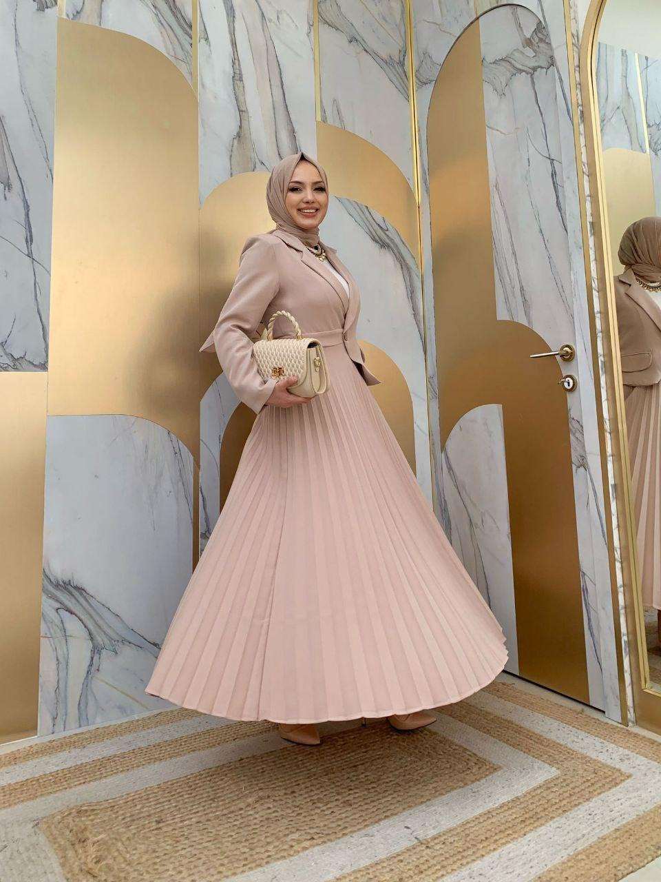 Elegantes hijab kleid sommer für frauen | maxikleid - kleopatramarkt