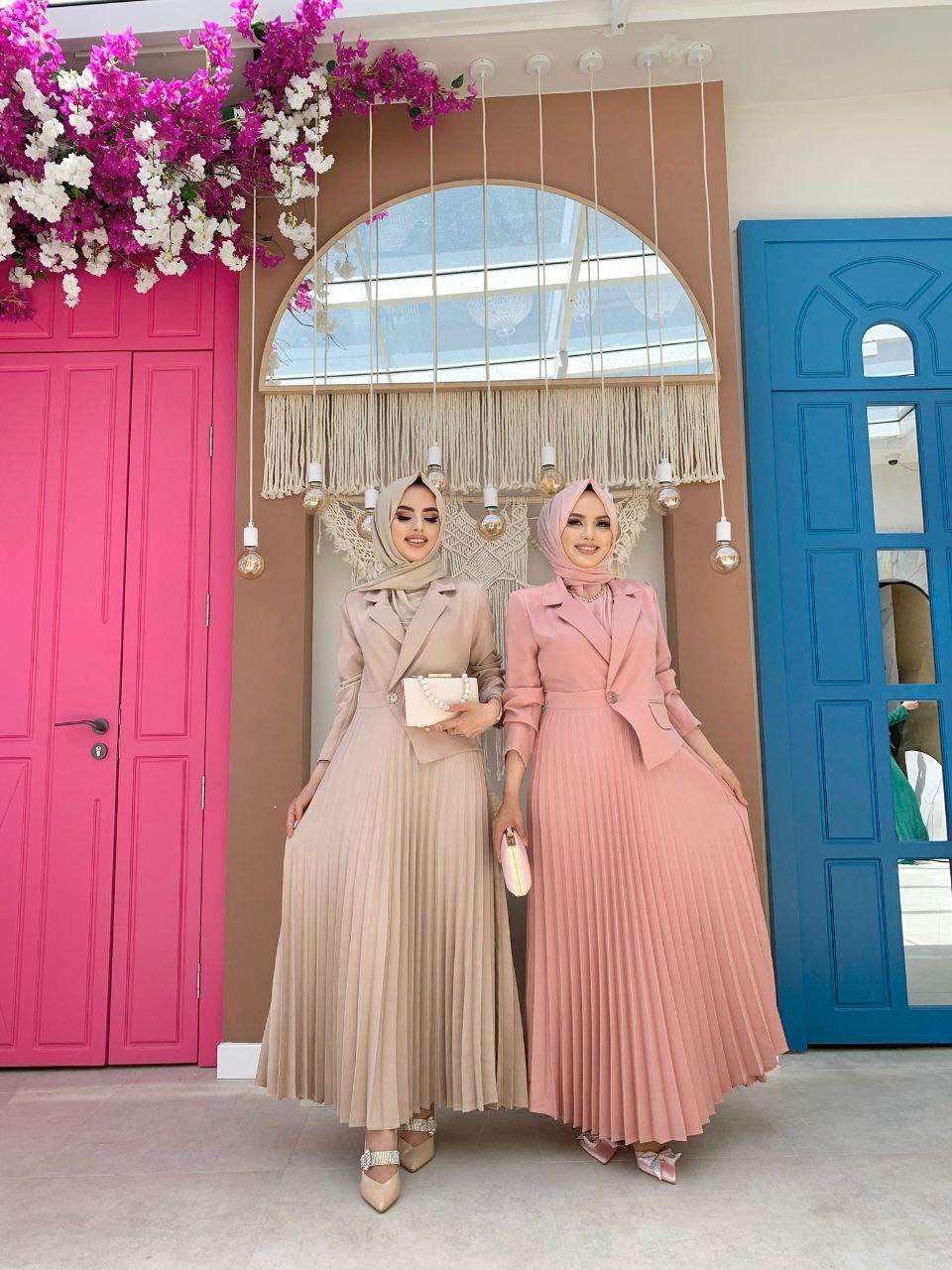 Elegantes hijab kleid sommer für frauen | maxikleid - kleopatramarkt