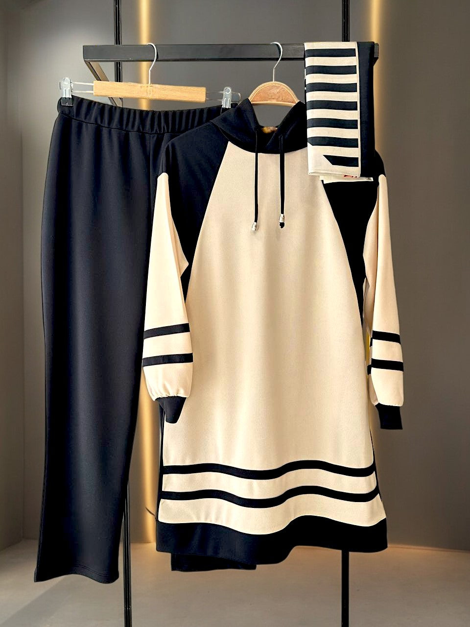 lang Zweiteiler Set - bluse + Hose