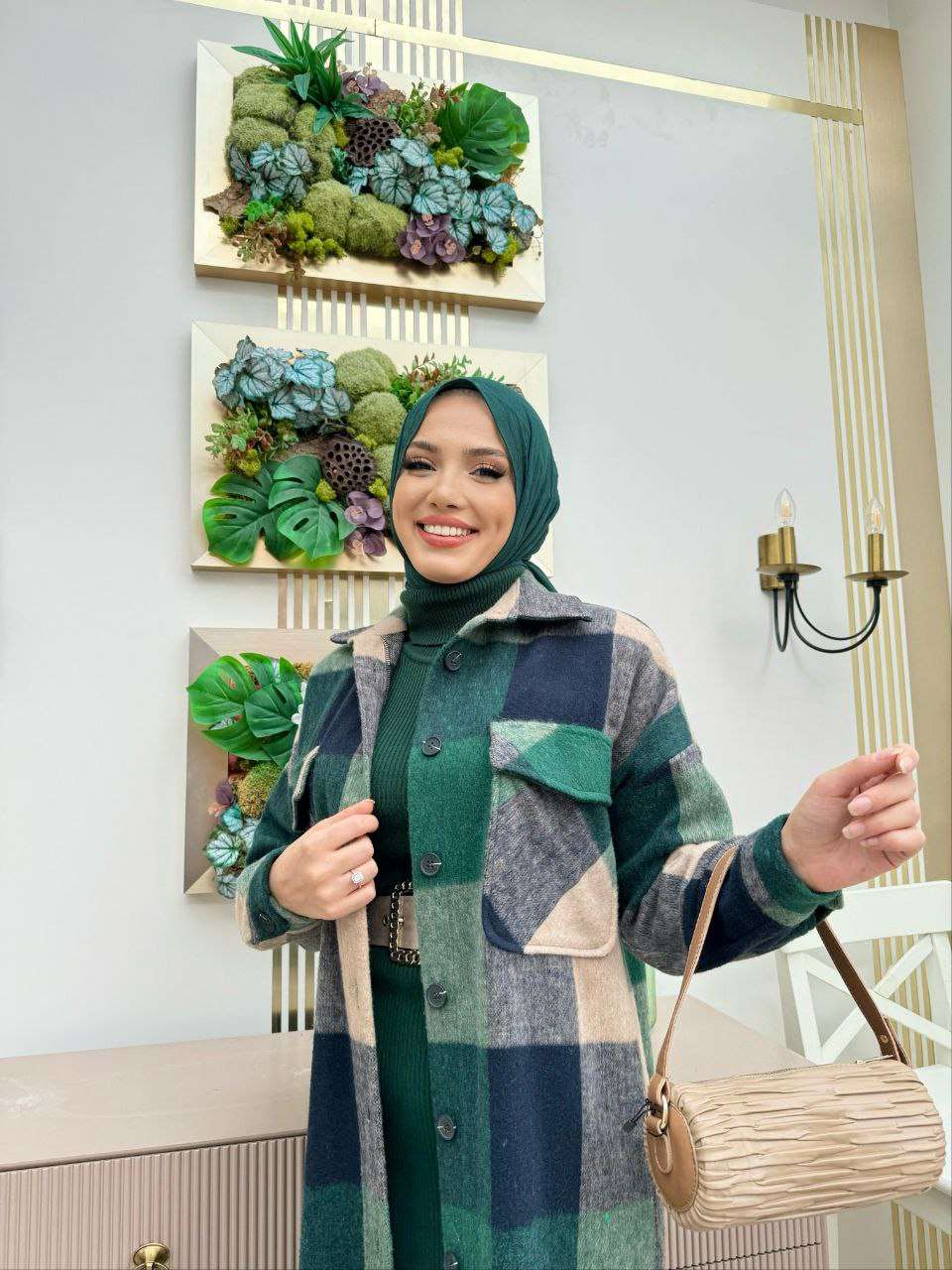 Strickkleid Winter Set | Hijab Kleidung