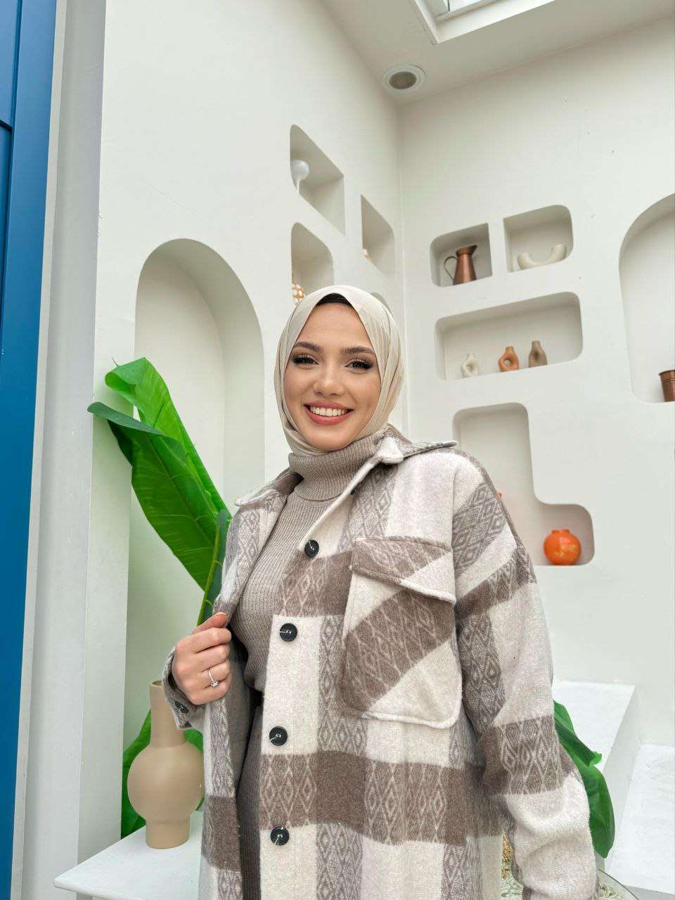 Strickkleid Winter Set | Hijab Kleidung
