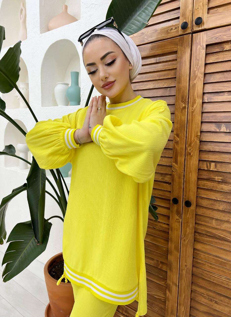 Ein zweiteiliges Set mit langen Ärmeln , Hijab Kleidung - kleopatramarkt