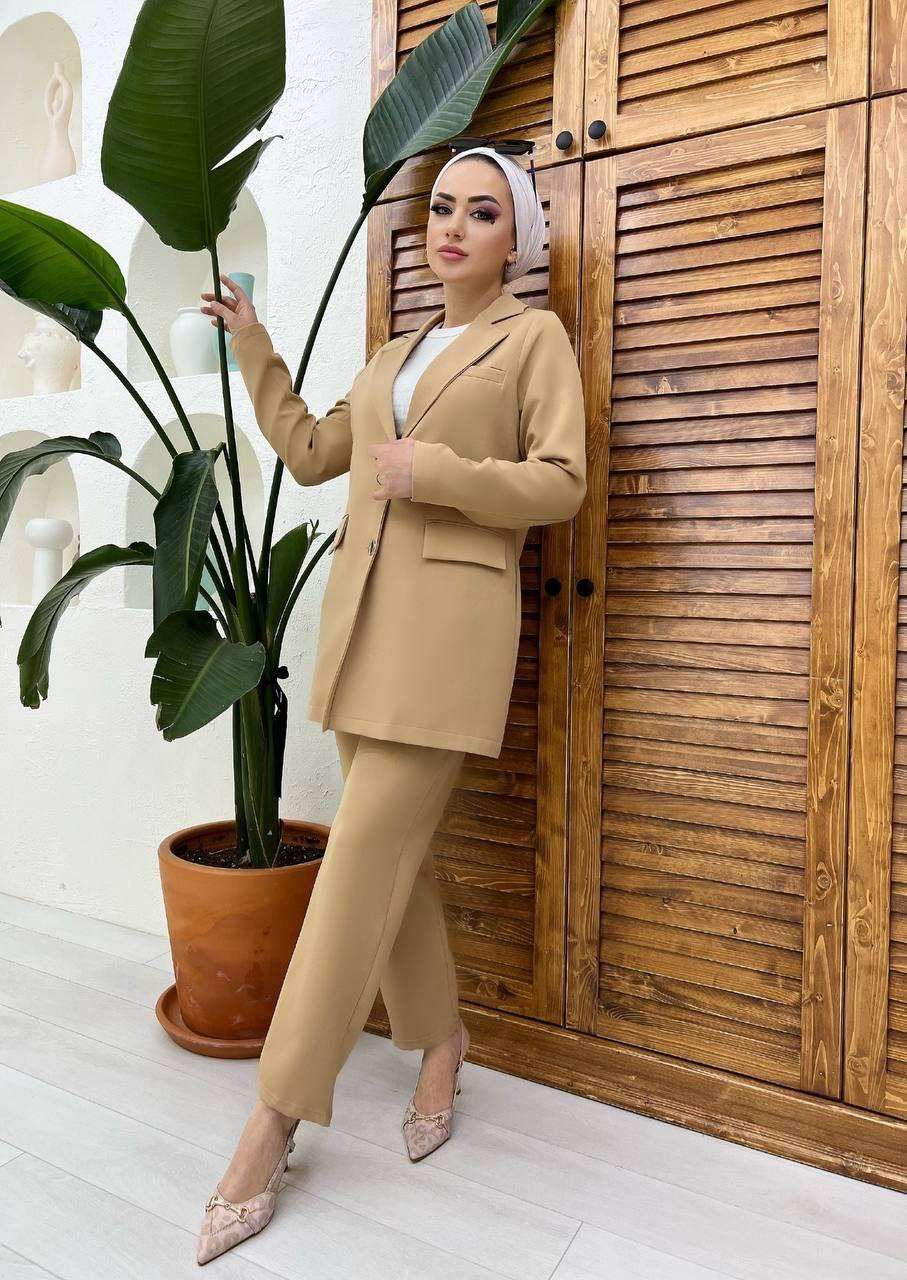 formales zweiteiliges Set Hijab