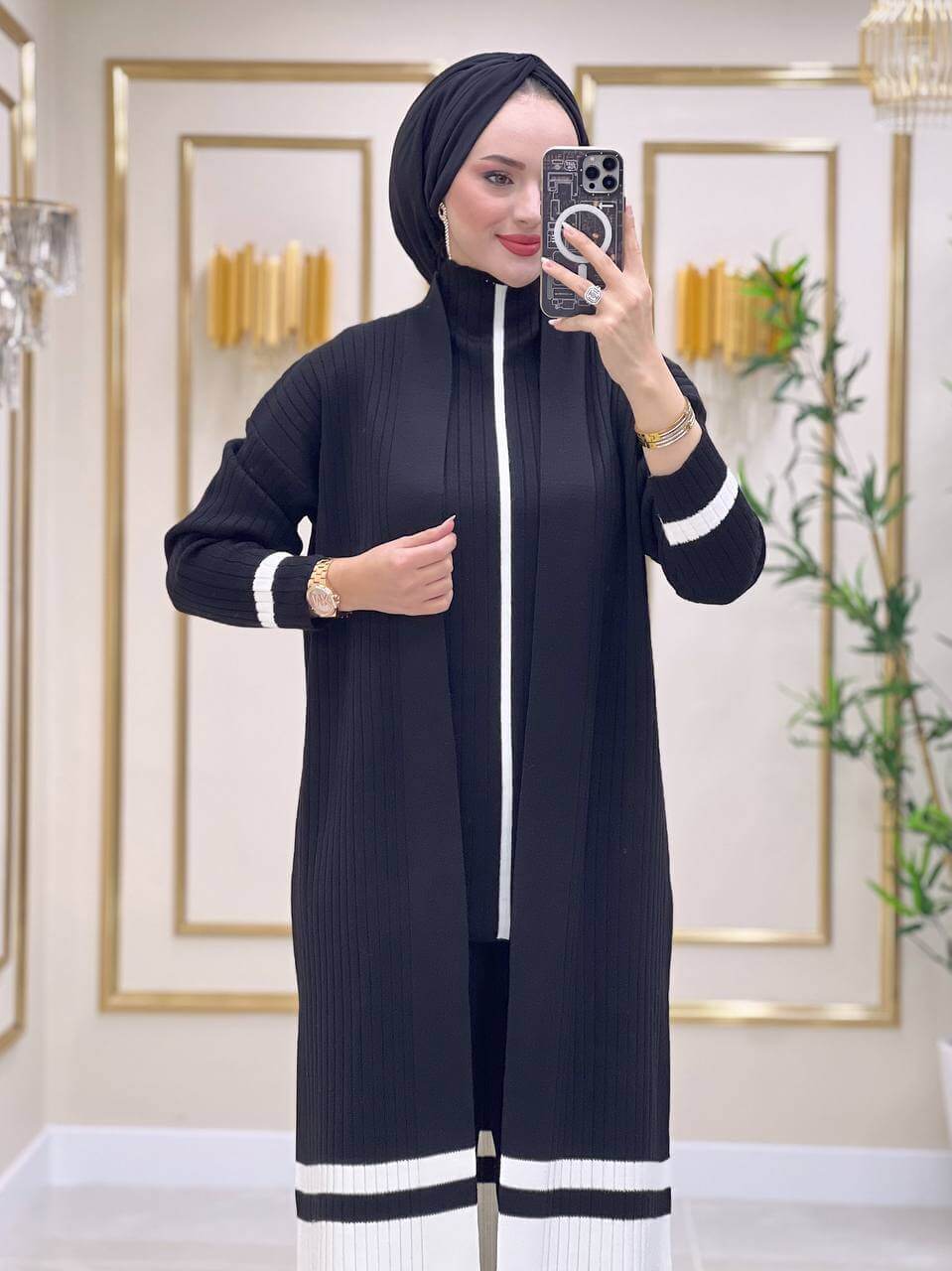 Strickkleid Winter Set | Hijab Kleidung