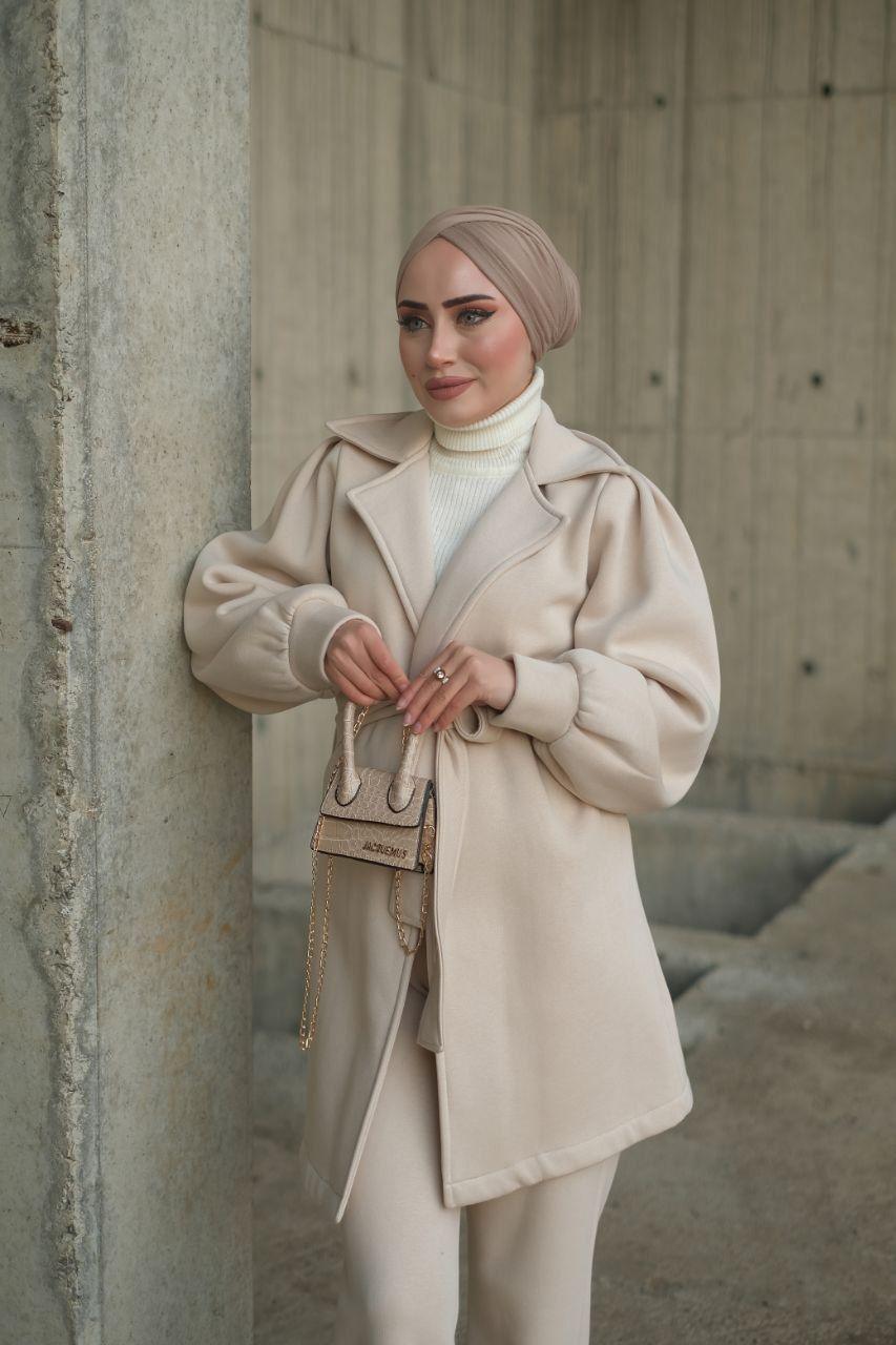 Two-piece set, jacket and pants ,muslimische Kleidung, Set, modernes Set, zeitgenössische Abaya & bescheidene Kleidung, Hijab-Kleidung, bescheidener Hijab. Hijab-Anzug, - kleopatramarkt