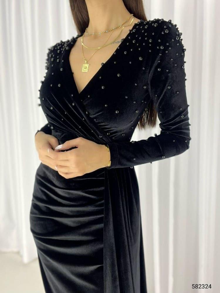 Velvet Dress, Long Sleeve Velvet Dress