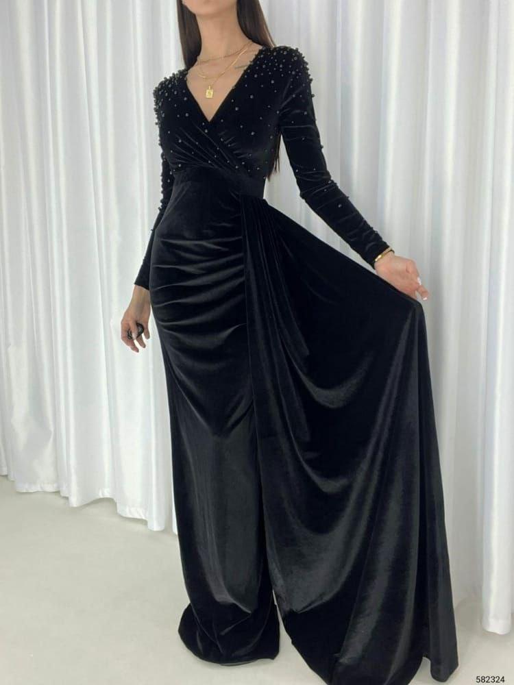 Velvet Dress, Long Sleeve Velvet Dress